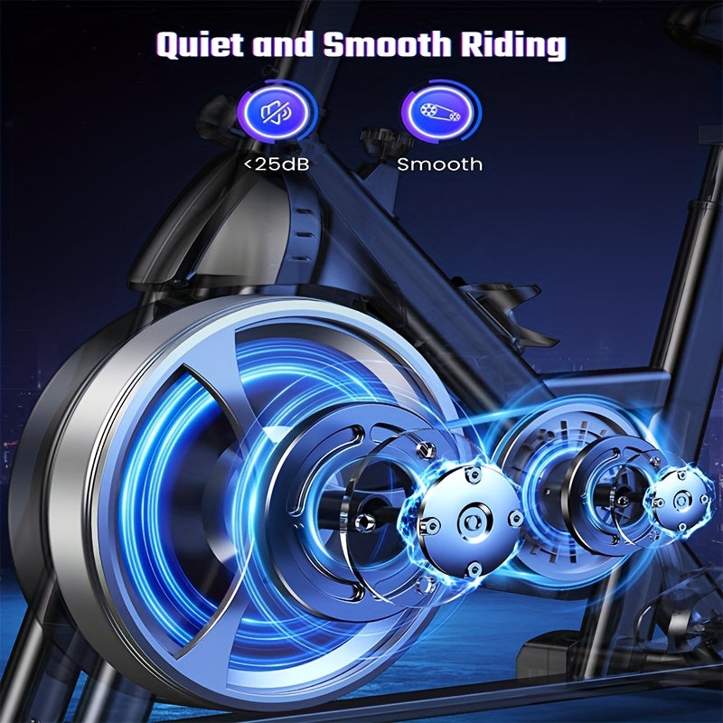 100 Micro-Adjustable Resistance Levels Indoor Exercise Bike