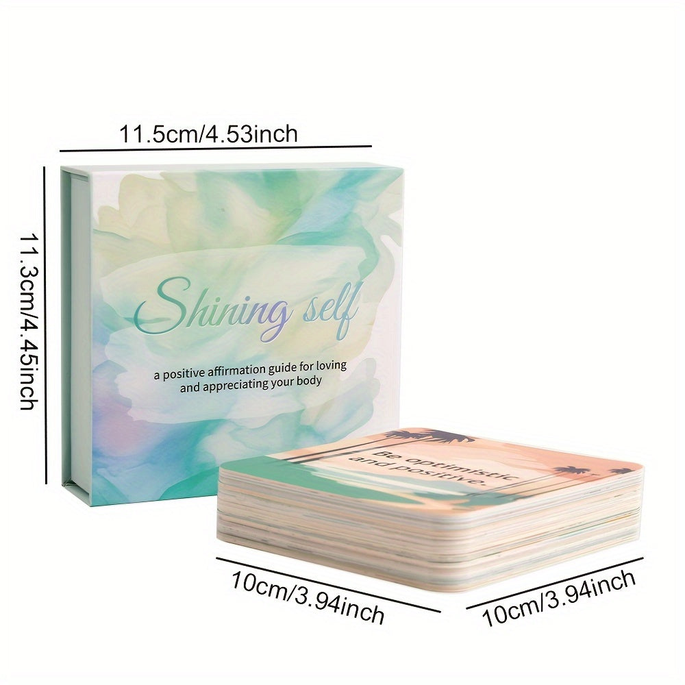 Inspirational Affirmation Cards for Women & Men - 50 Double-Sided