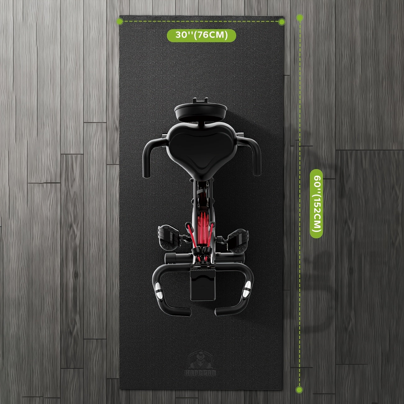 2.5x5 ft Exercise Equipment Mat