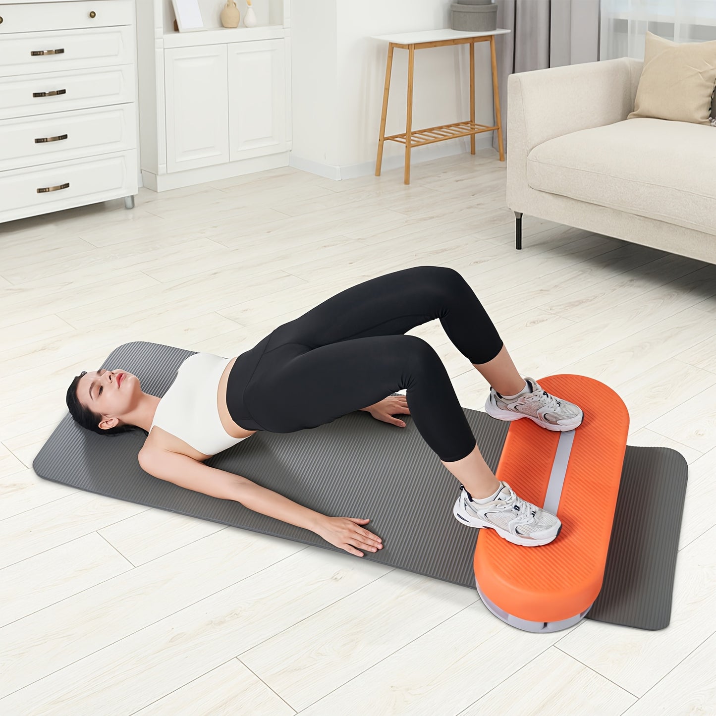 1pc Adjustable Workout Aerobic Stepper