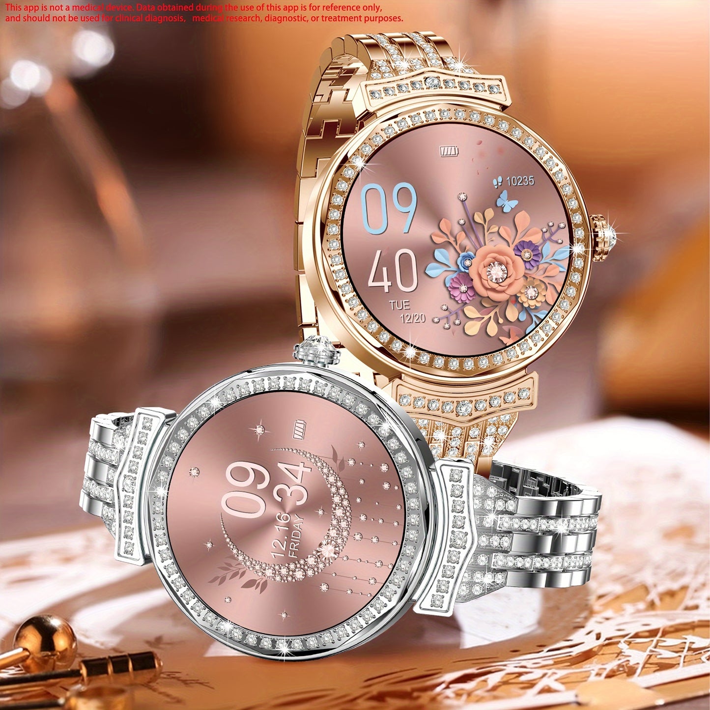 1.32" AMOLED Smart Watch For Women, Answer/ Make Calls