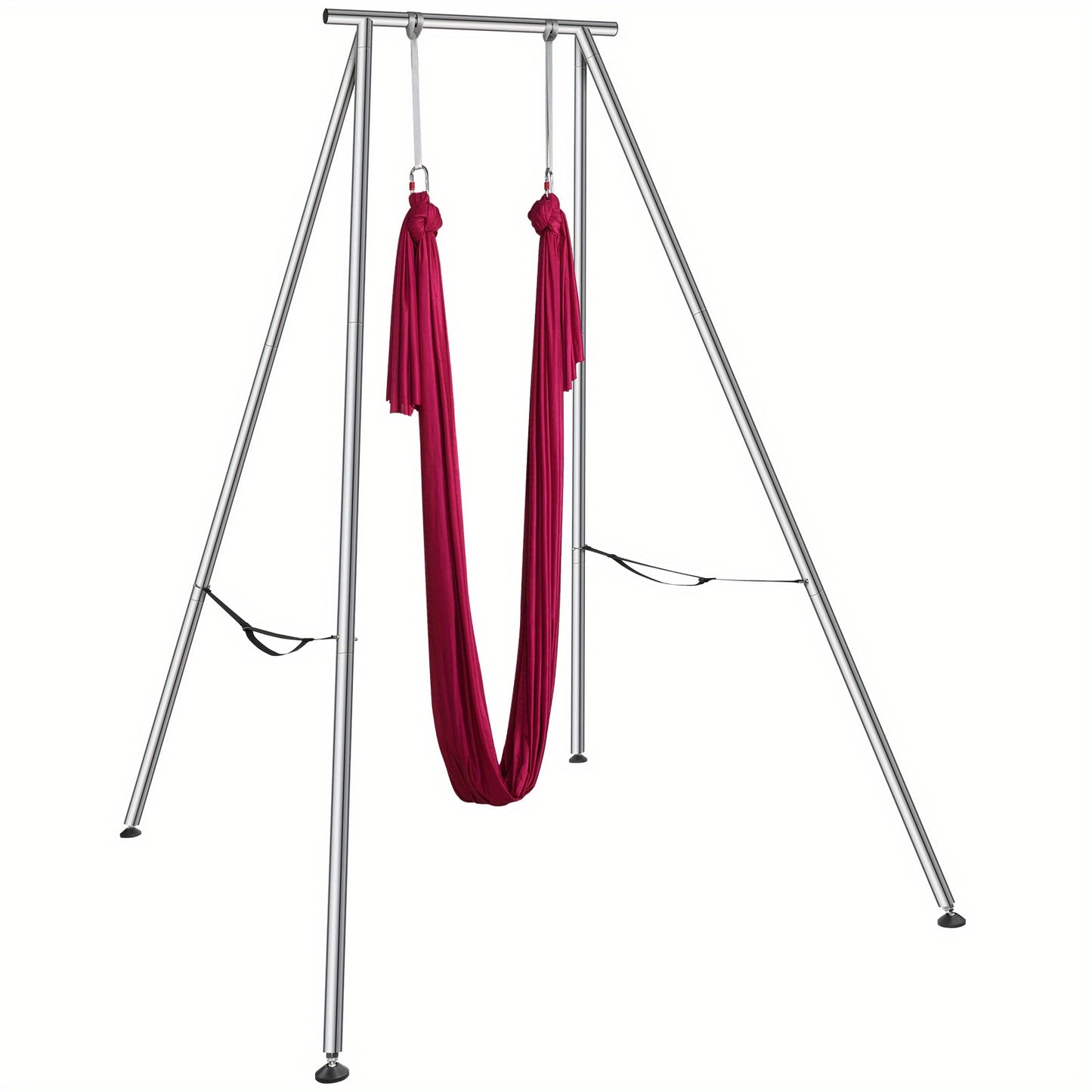 Vevor Aerial Yoga Frame & 9.67ft Red Hammock