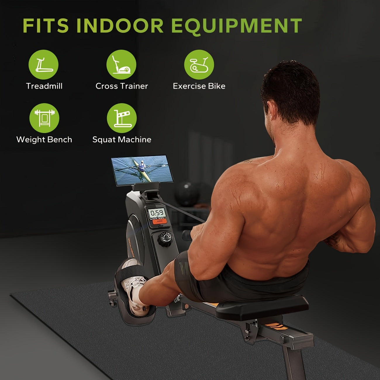 2.5x5 ft Exercise Equipment Mat