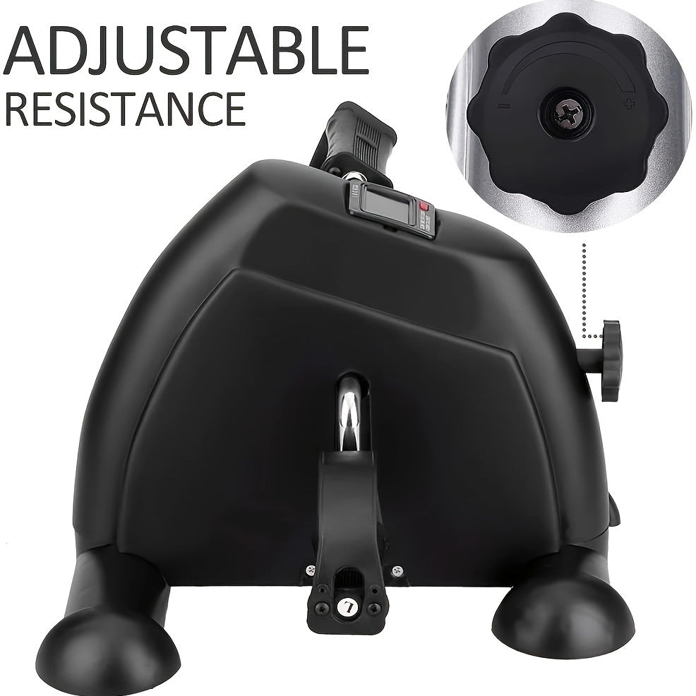 Himaly Compact Under Desk Exercise Bike - Adjustable Resistance