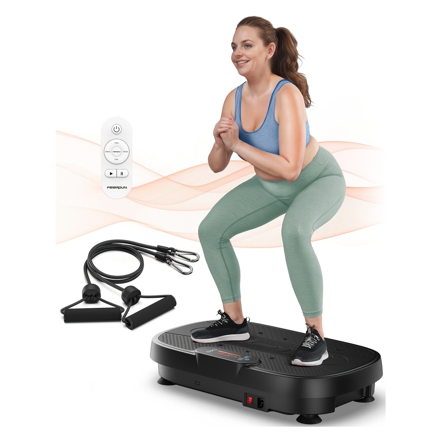 Vibration Plate Equipment- Whole Body Workout Equipment for Women