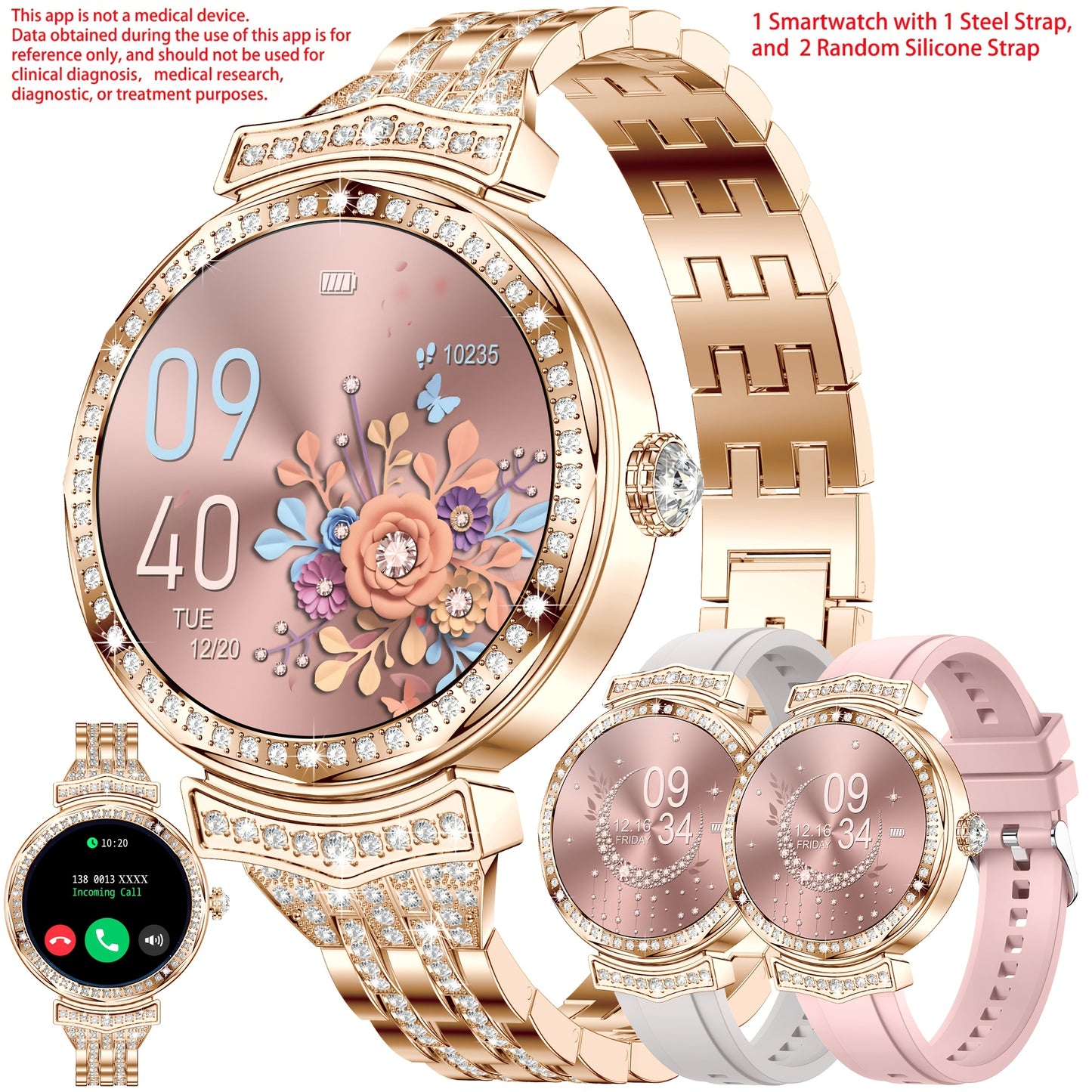 1.32” AMOLED Smart Watch For Women, Answer/Make Calls
