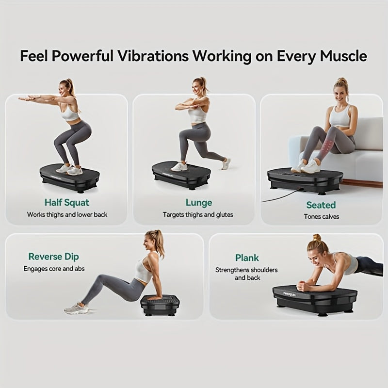 Vibration Plate Equipment- Whole Body Workout Equipment for Women