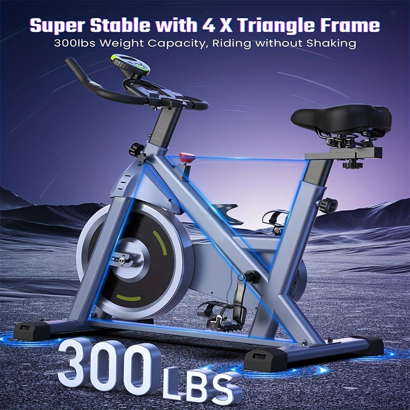 100 Micro-Adjustable Resistance Levels Indoor Exercise Bike