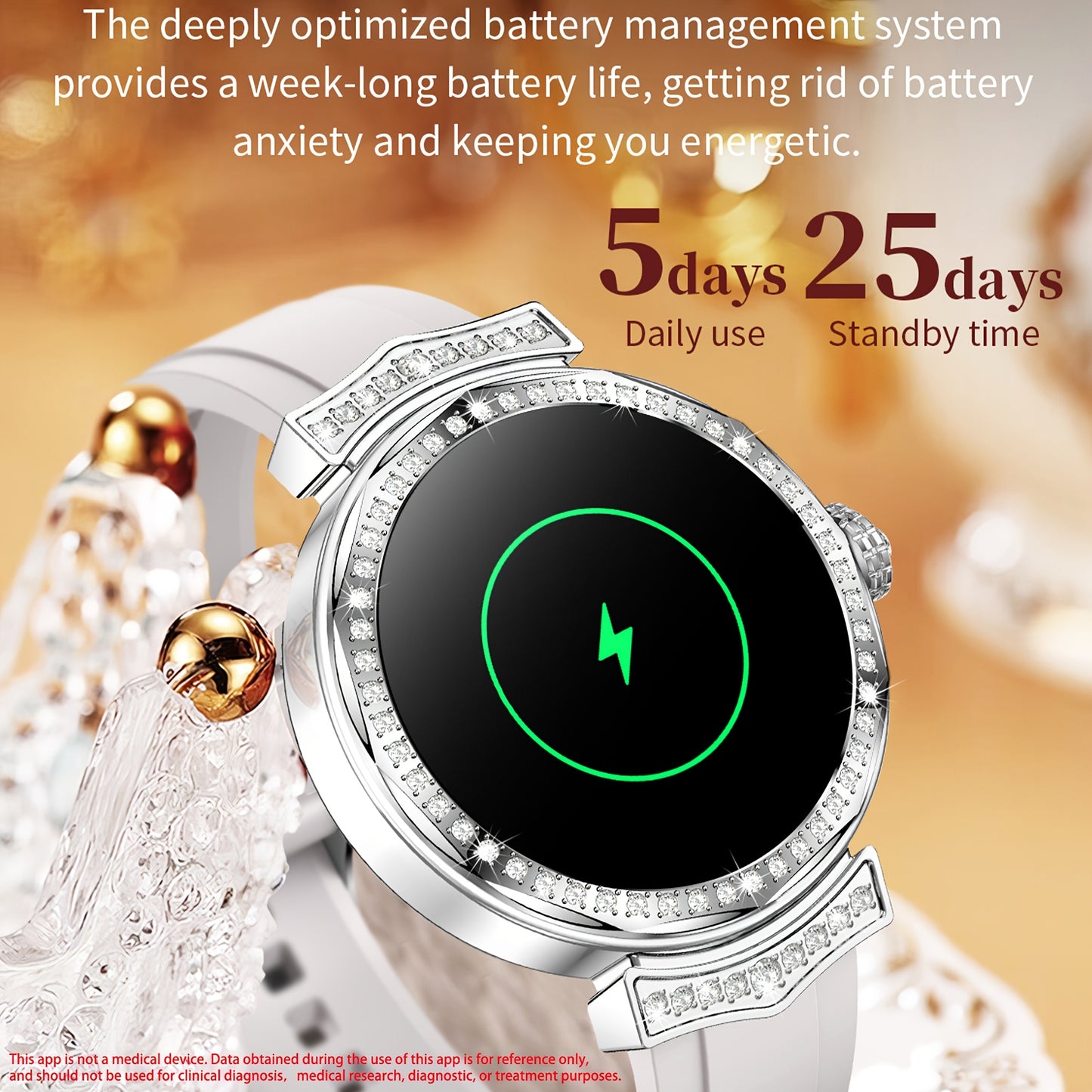 1.32” AMOLED Smart Watch For Women, Answer/Make Calls