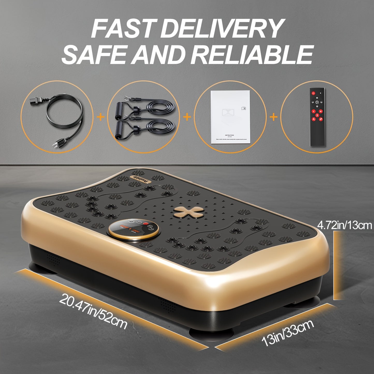 Vibration Plate Exercise Machine, 3D Vibrating Board