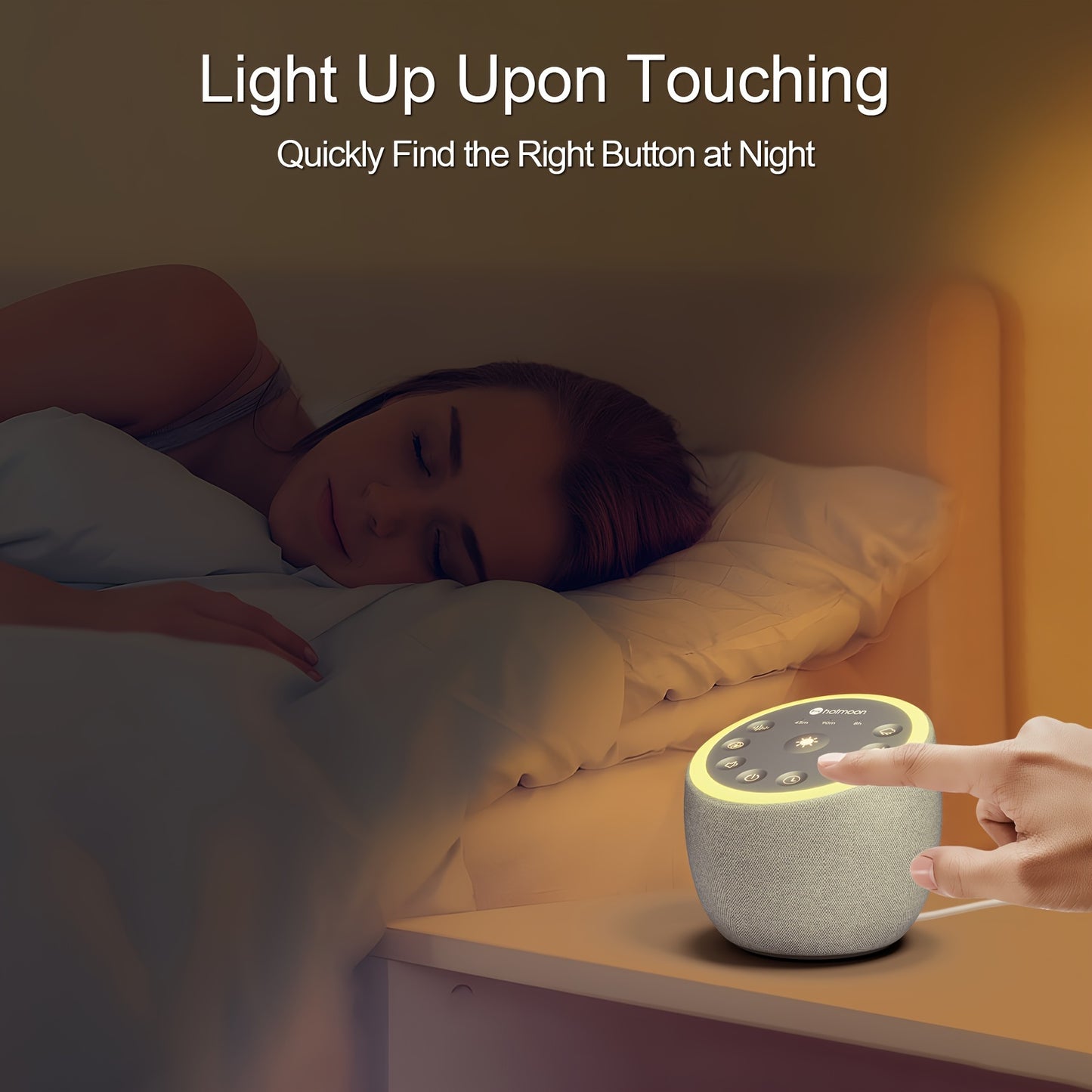 Hotmoon Cocoon White Noise Machine 40 Soothing Sounds