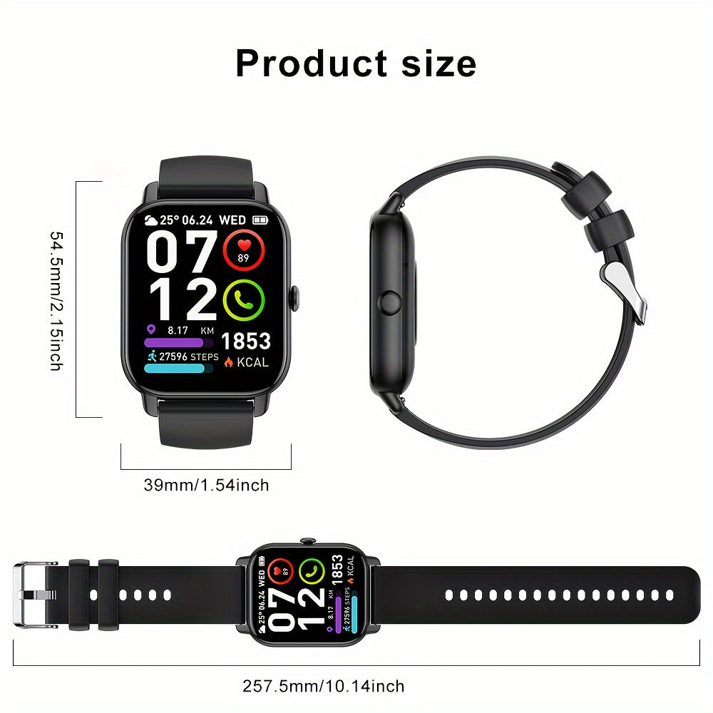 P32 smartwatch, female and male fitness activity tracker