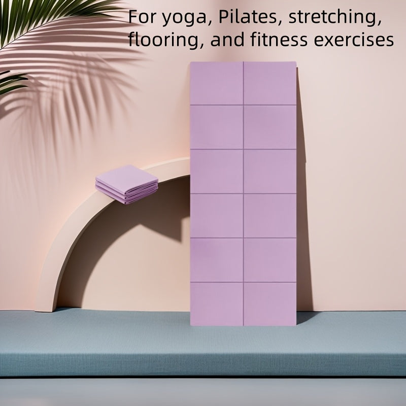 Premium Non-Slip TPE Yoga Mat with Shoulder Strap – Ideal for Pilates, Fitness, and Home Workouts