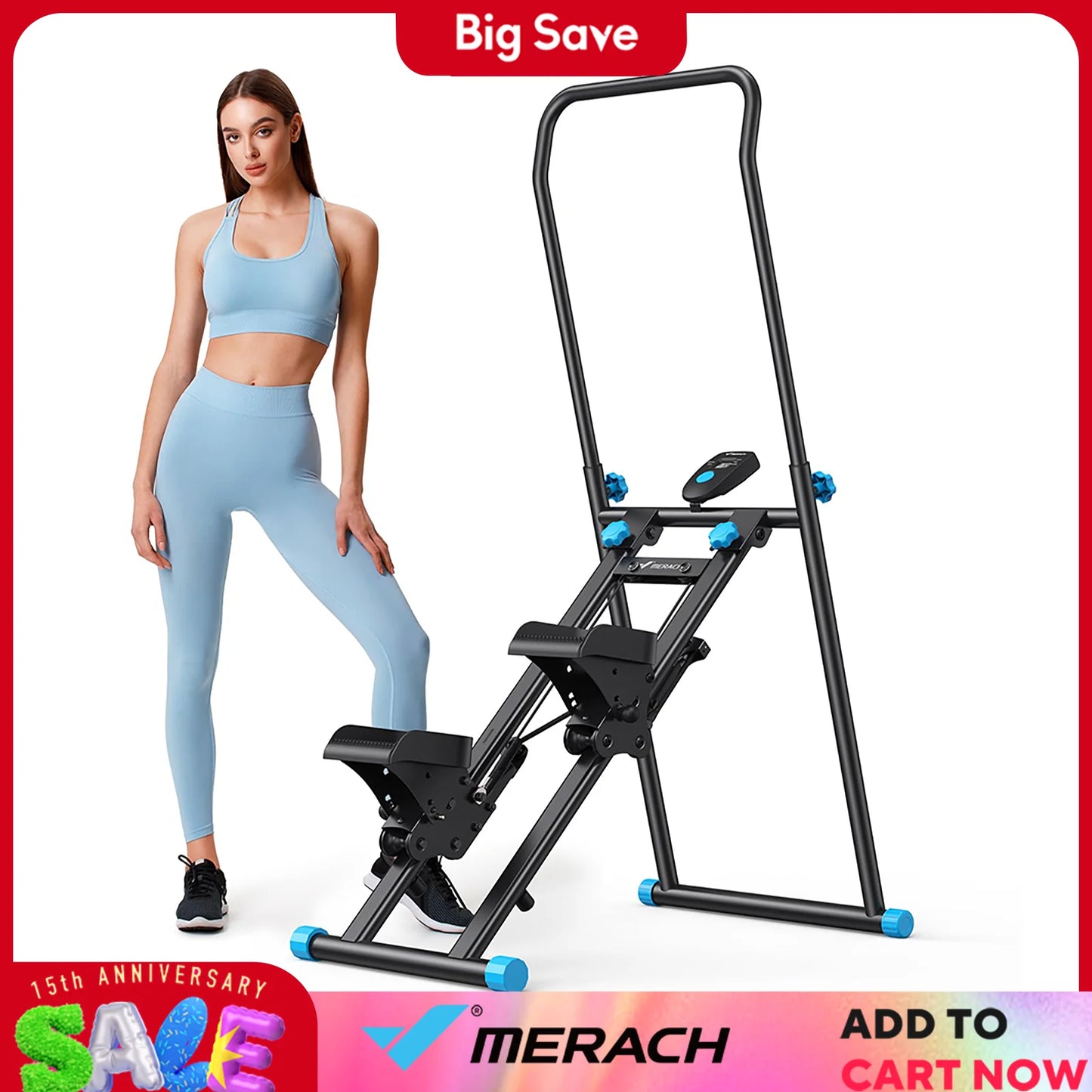 MERACH Stair Stepper for Home Gym Exercise Compact Climber