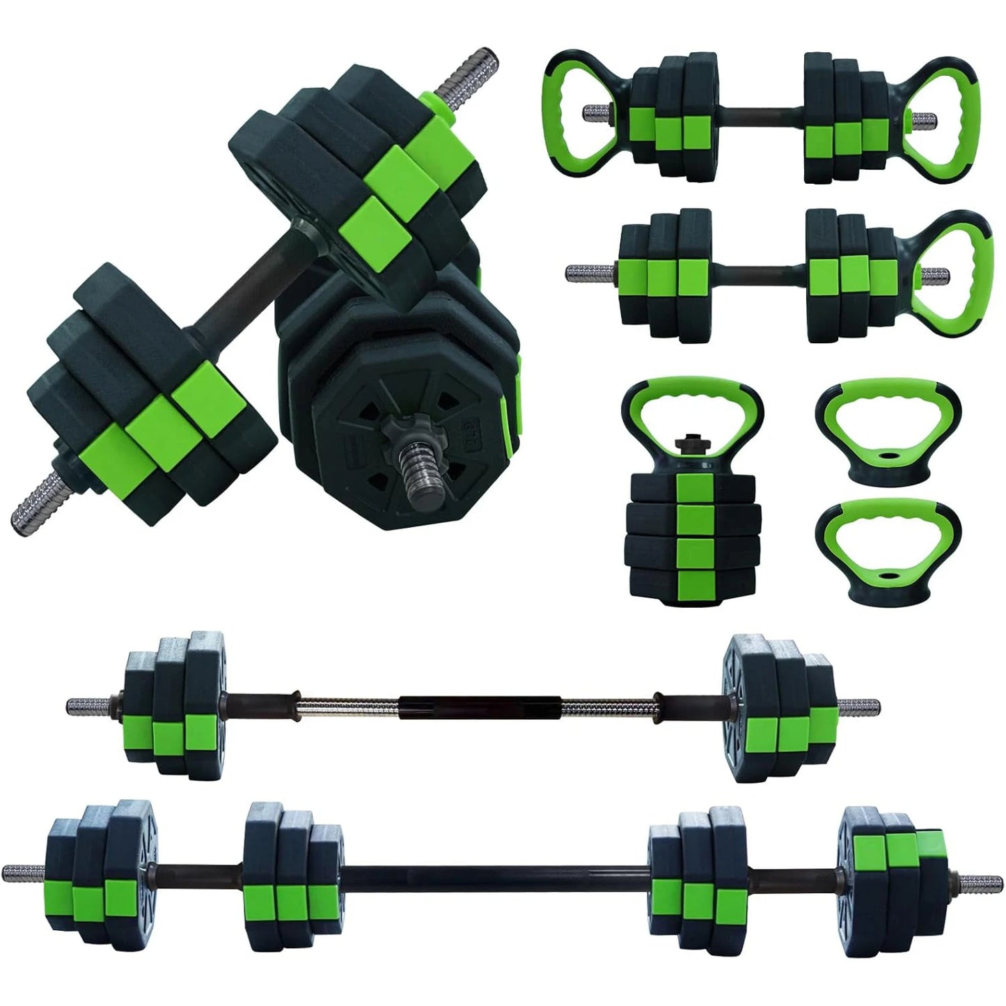 4 In 1 Adjustable Dumbbell Set 44lbs Weight Set Octagon