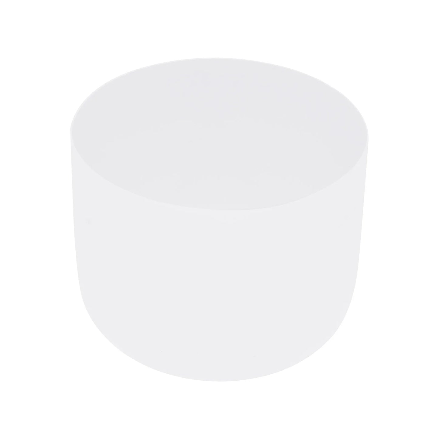 White Crystal Singing Bowl Solar Plexus Chakra 8 Helps Meditate