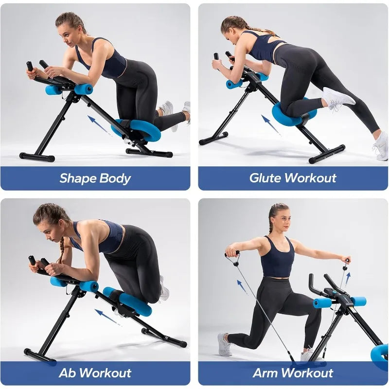 MERACH Ab Machine Adjustable Ab Trainer for Home Gym