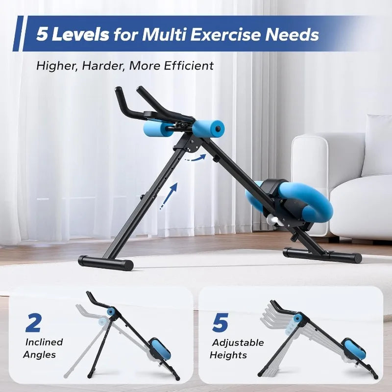 MERACH Ab Machine Adjustable Ab Trainer for Home Gym