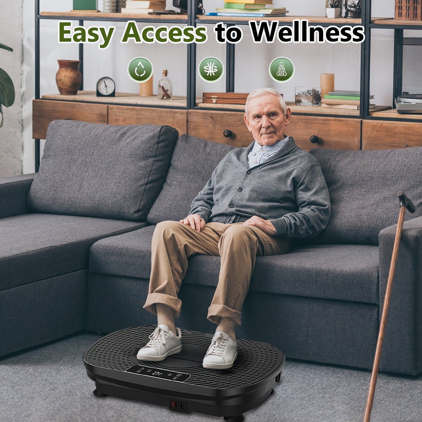 Vibration Plate Equipment- Whole Body Workout Equipment for Women