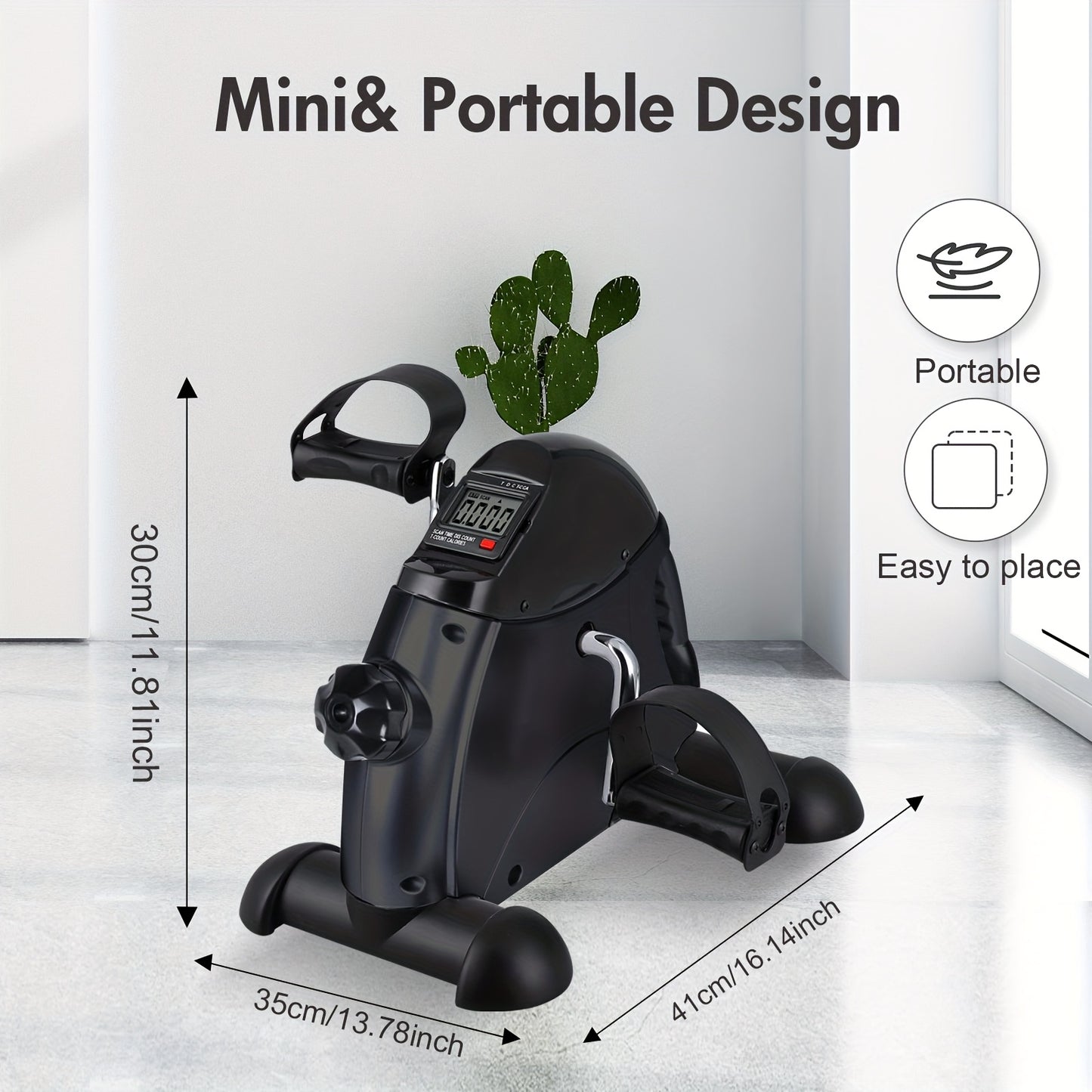 Mini Exercise Bike, Under Desk Bike Pedal Exerciser