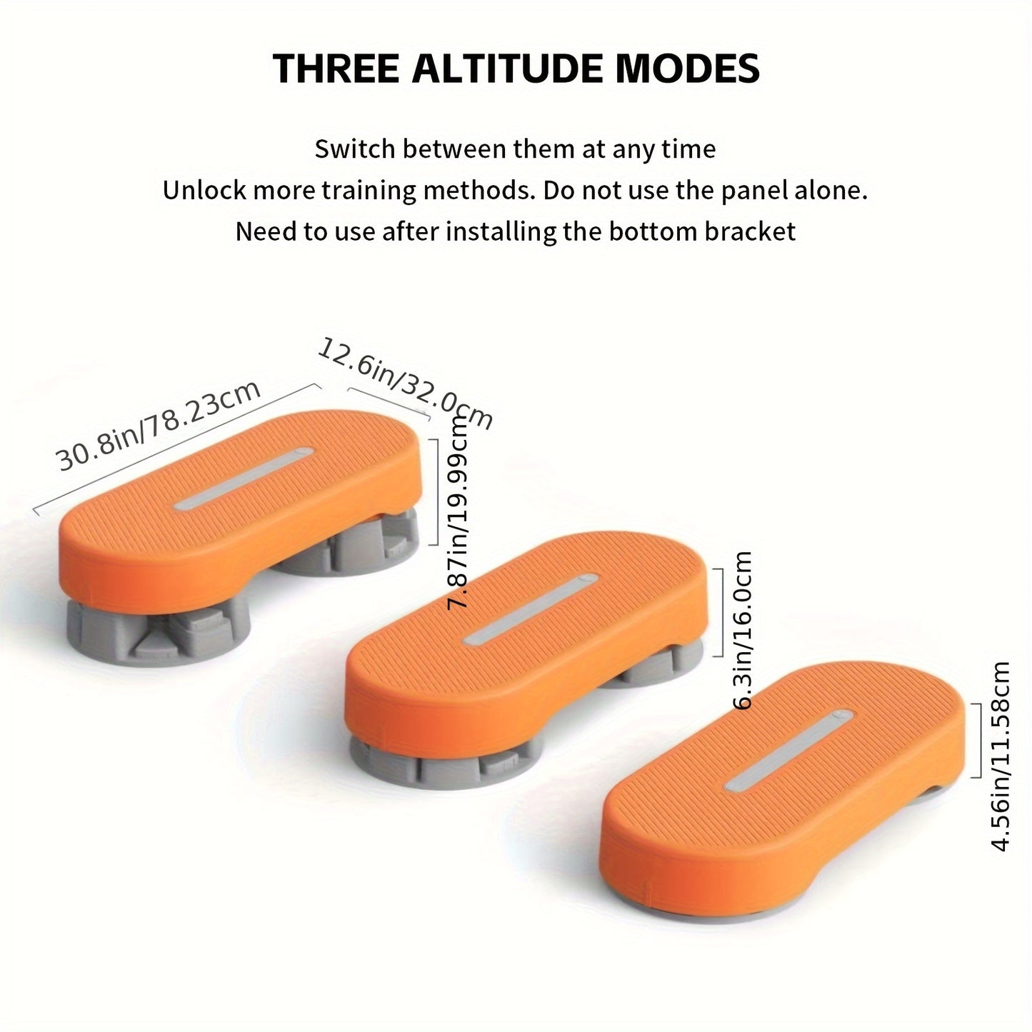 1pc Adjustable Workout Aerobic Stepper