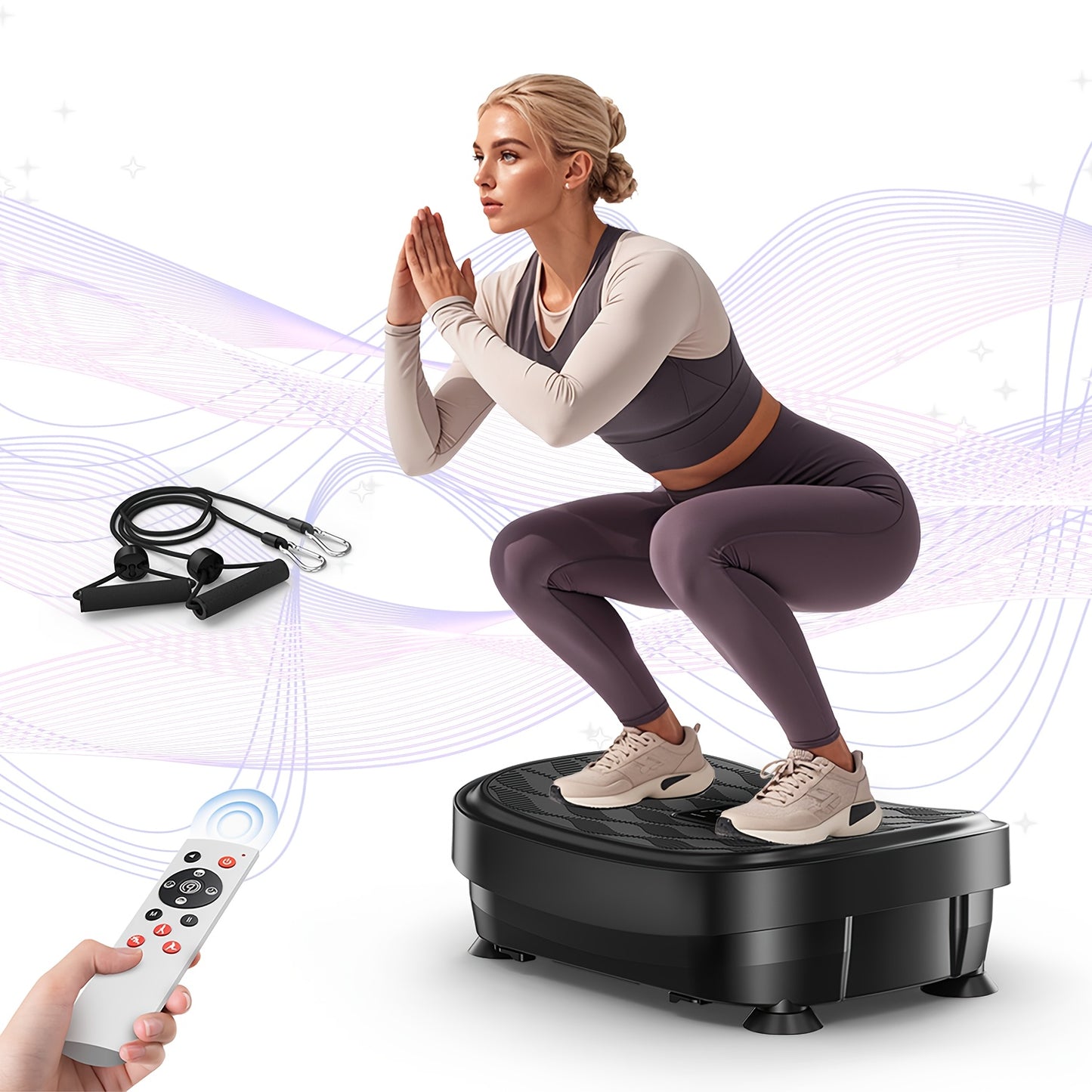 Vibration Plate Equipment- Whole Body Workout Equipment for Women