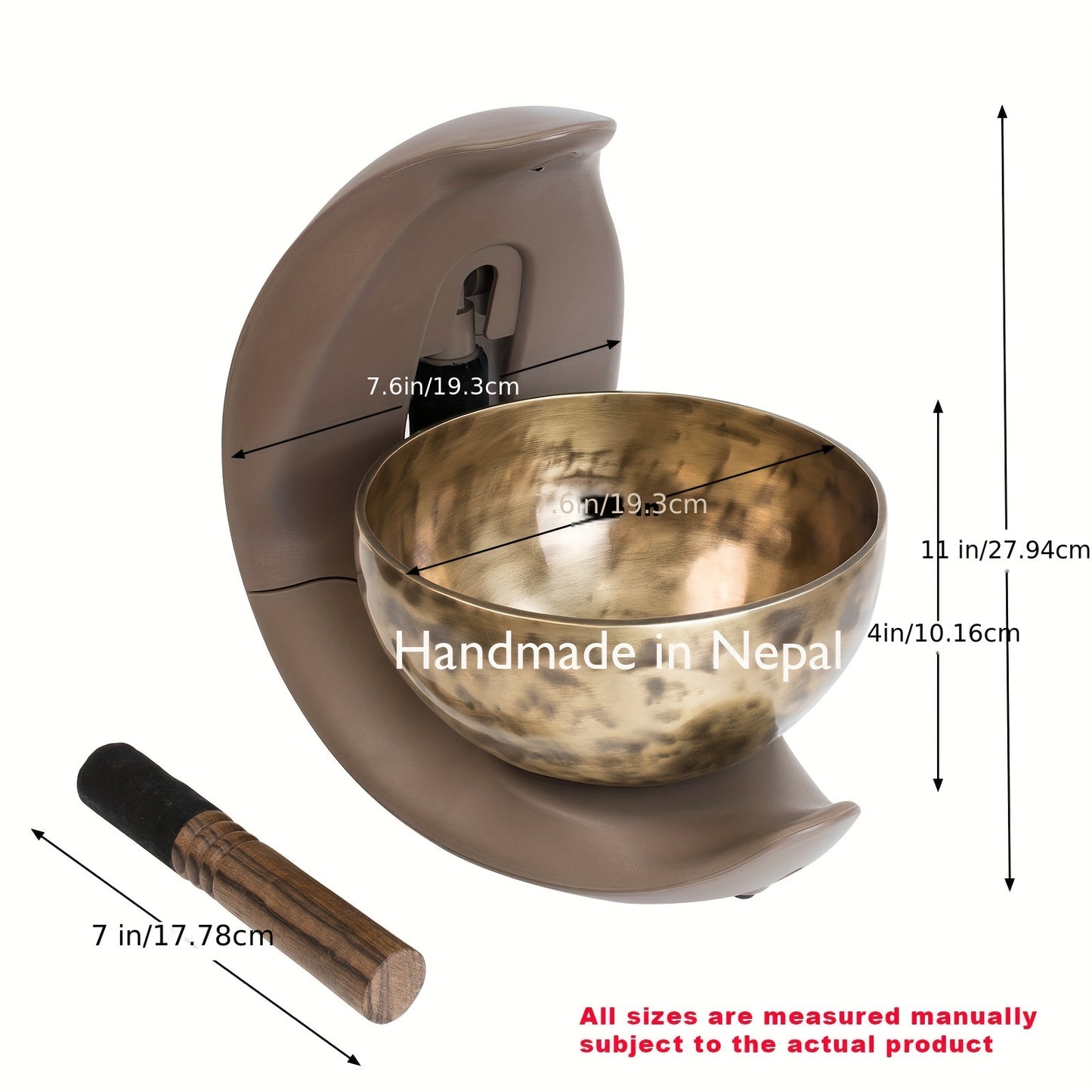 Automatic Singing Bowl, Handmade In Nepal, Himalayan Vibration