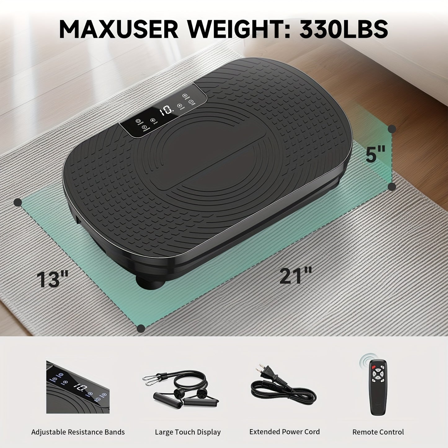 Vibration Plate Equipment- Whole Body Workout Equipment for Women
