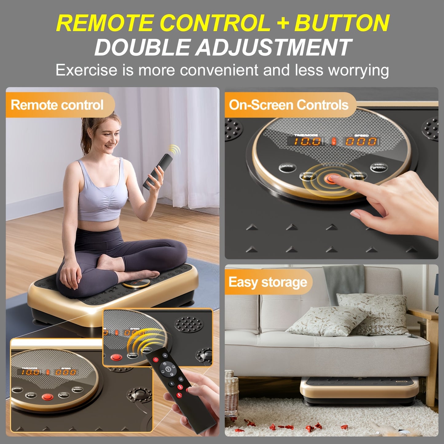 Vibration Plate Exercise Machine, 3D Vibrating Board