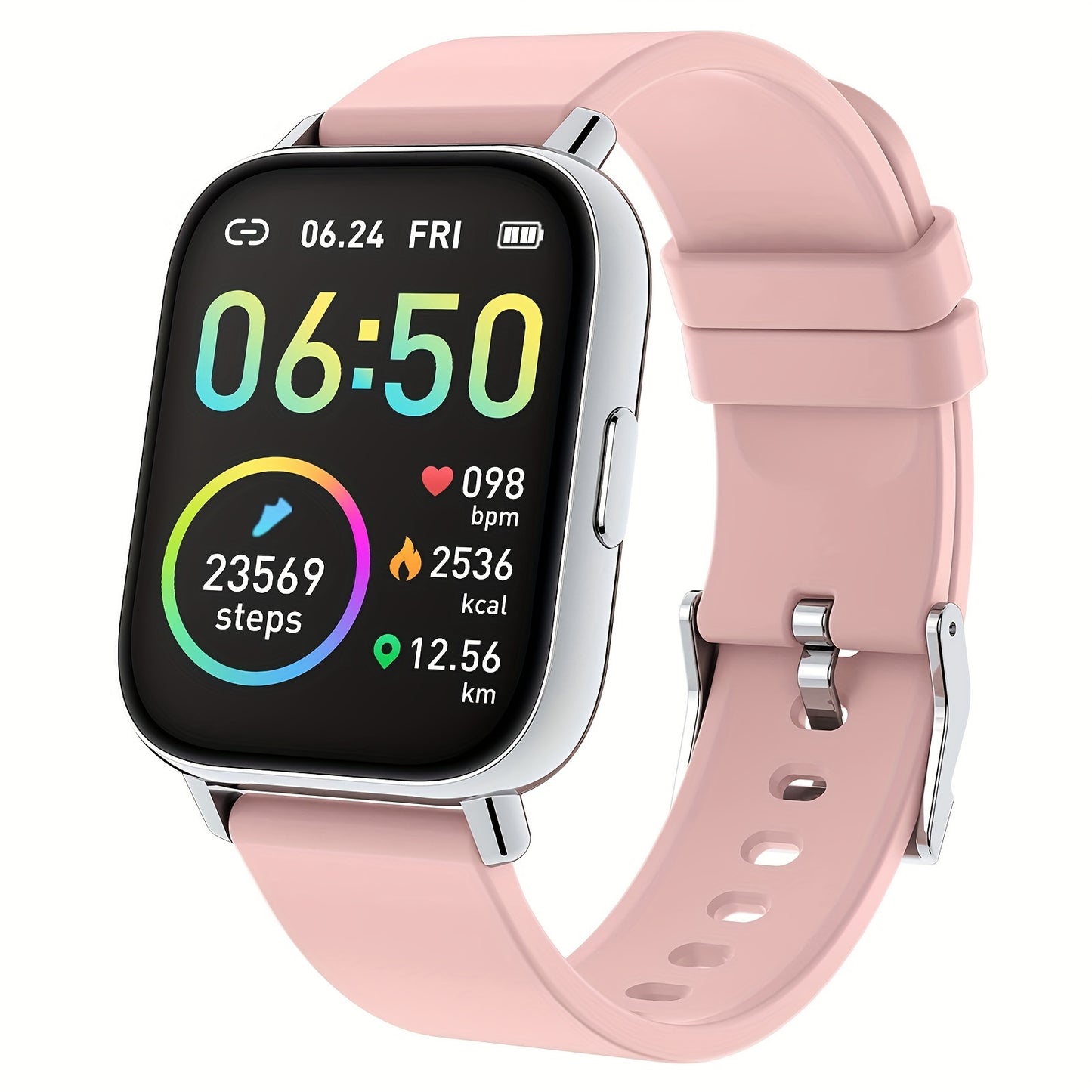 P32 smartwatch, female and male fitness activity tracker