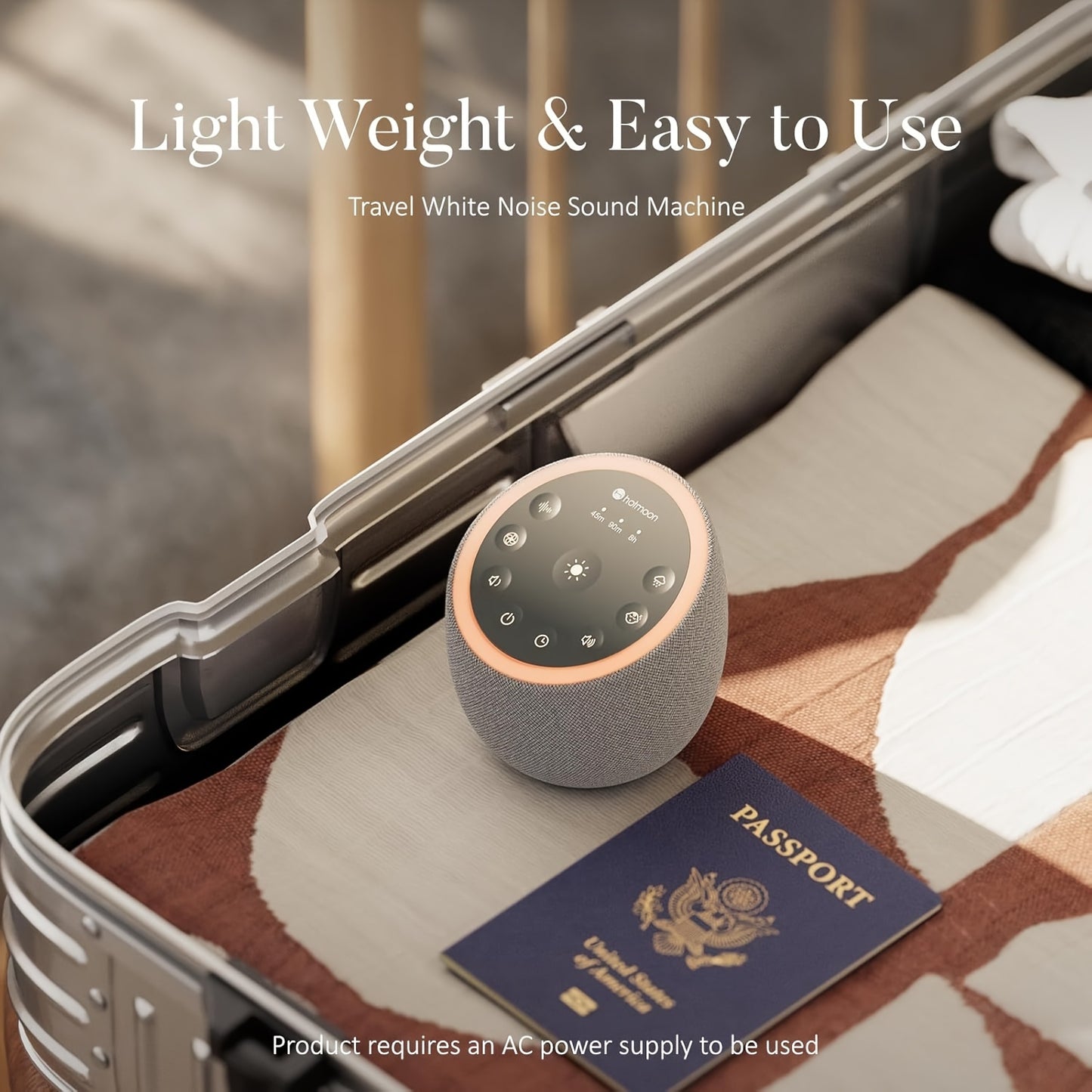 Hotmoon Cocoon White Noise Machine 40 Soothing Sounds