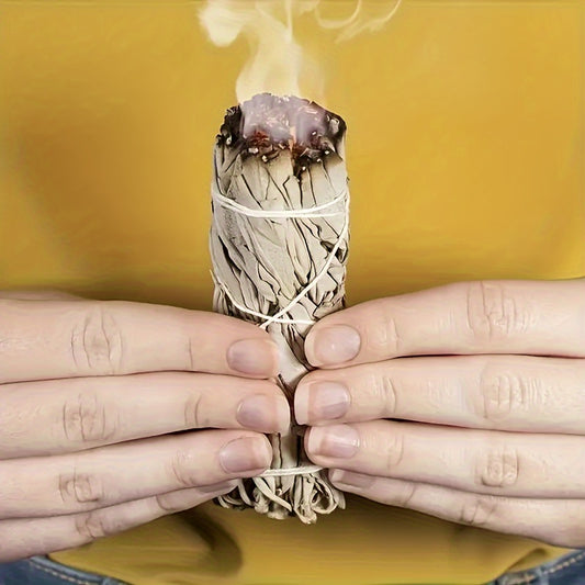 11pcs White Sage Stick - Natural Smudging Herbs for Meditation, Yoga & Purification - For Spiritual Cleansing & Energy Balancing - Perfect Gift for Wellness Enthusiasts
