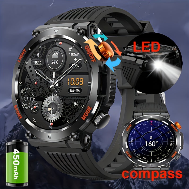 QTLLBT Smart Watch, Wireless Phone Answering, Outdoor Sports Watchmen
