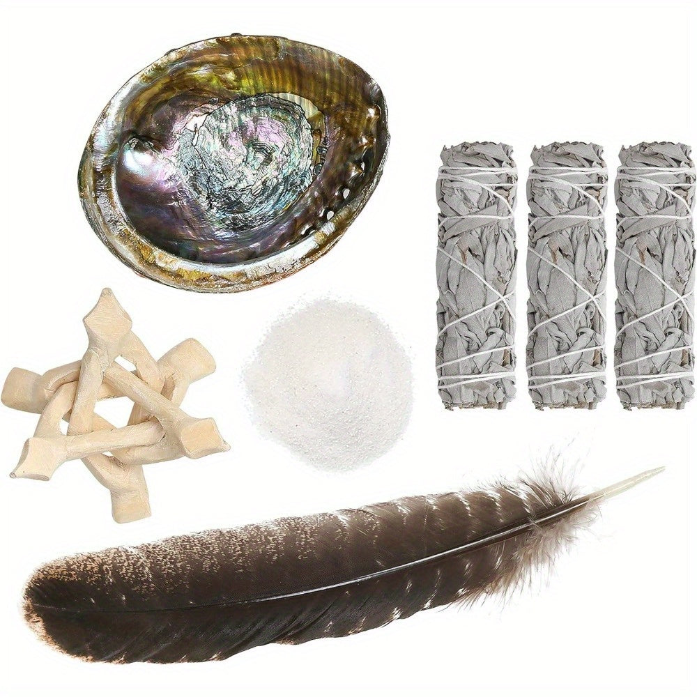[Natural Elements] Complete Sage Smudge Kit with White Sage Sticks