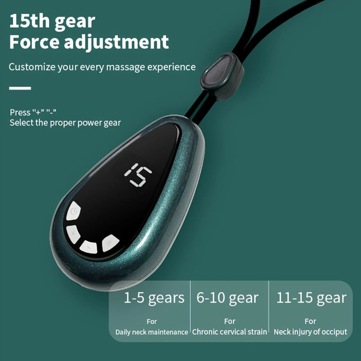 Portable relaxation device - convenient design, intuitive control