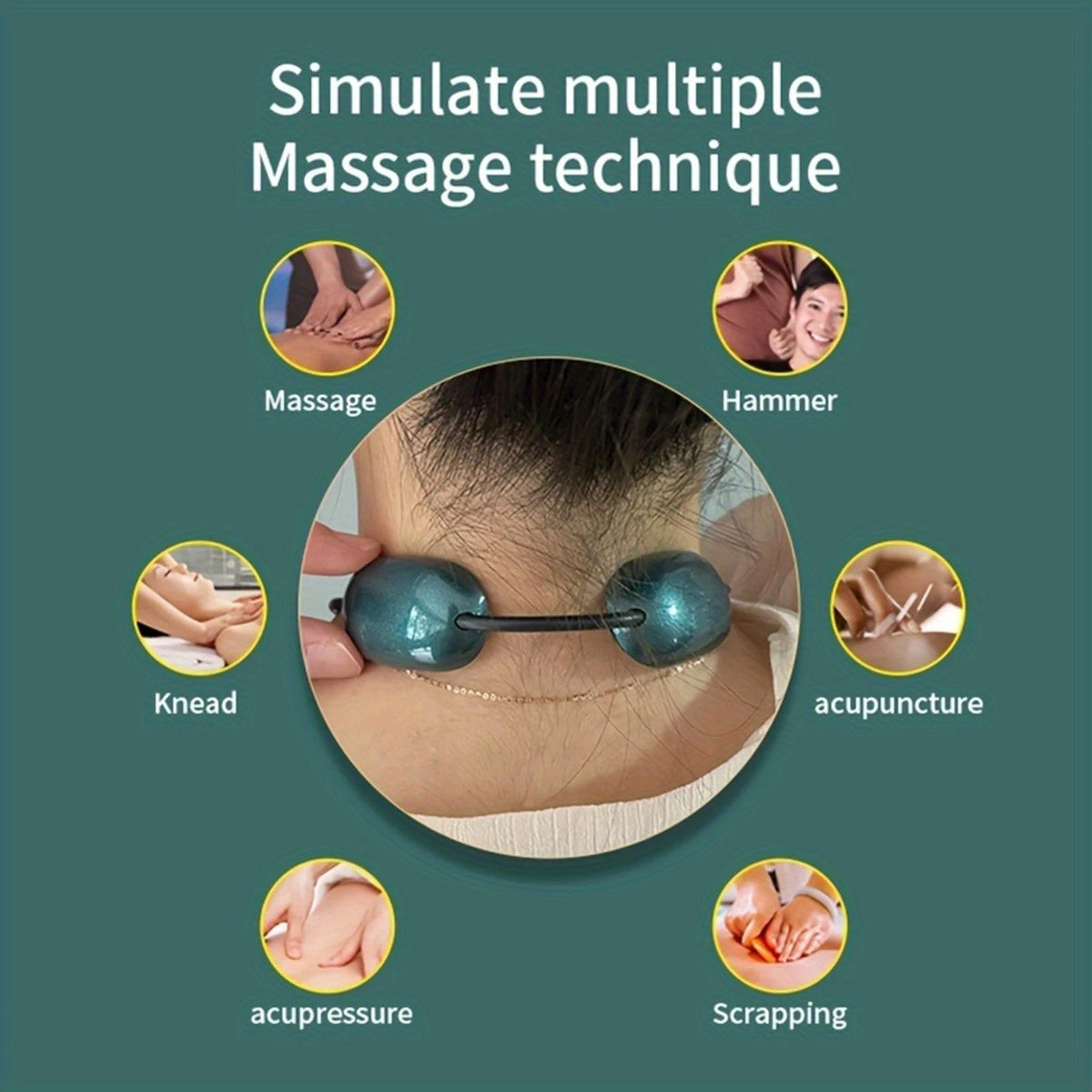 Portable relaxation device - convenient design, intuitive control