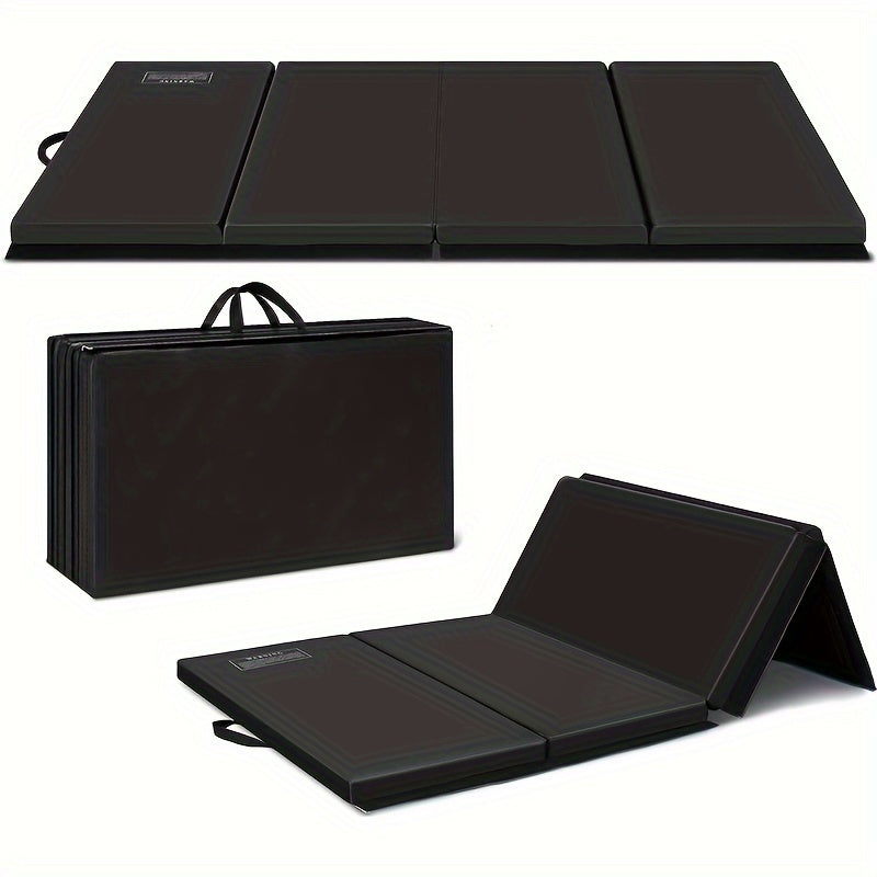 3x6 Foot Folding Gymnastics Mat 2 Inch Thick Non Slip Pad for Yoga Stretching Home Gym Use