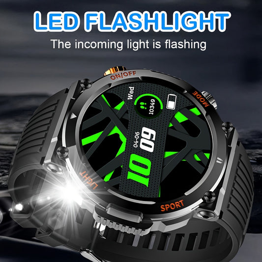 QTLLBT Smart Watch, Wireless Phone Answering, Outdoor Sports Watchmen