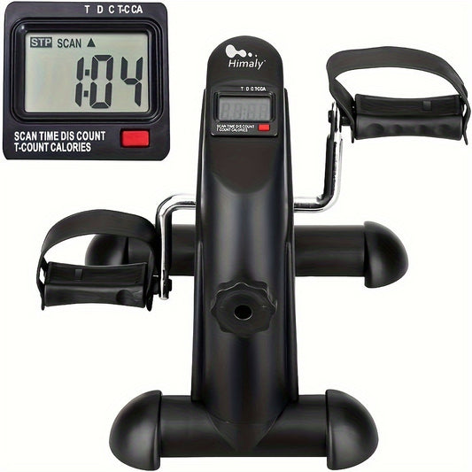 Himaly Compact Under Desk Exercise Bike - Adjustable Resistance