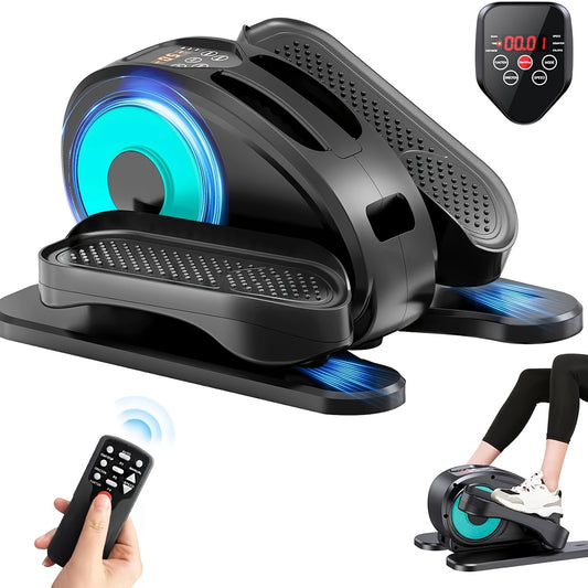 Under Desk Elliptical Machine, Ellipse Leg Exerciser for Seniors
