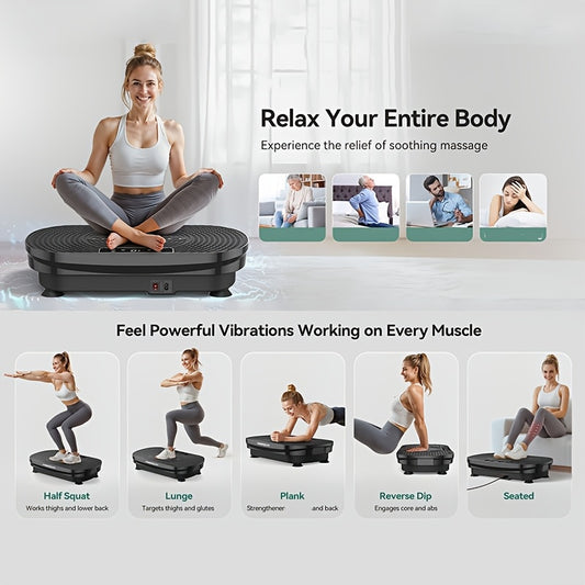 Vibration Plate Equipment- Whole Body Workout Equipment for Women