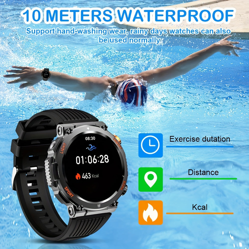 QTLLBT Smart Watch, Wireless Phone Answering, Outdoor Sports Watchmen