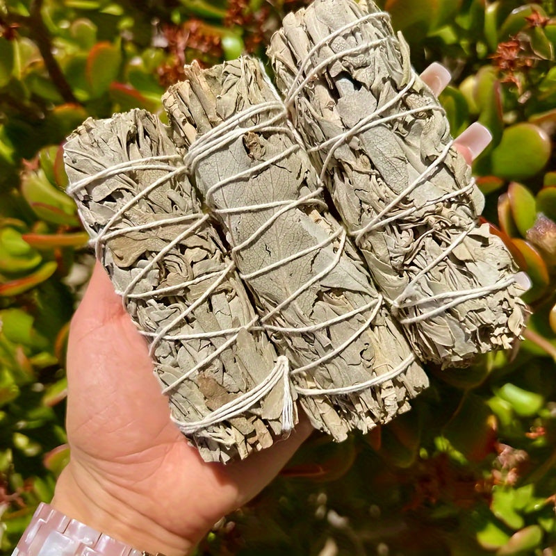 11pcs White Sage Stick - Natural Smudging Herbs for Meditation, Yoga & Purification - For Spiritual Cleansing & Energy Balancing - Perfect Gift for Wellness Enthusiasts